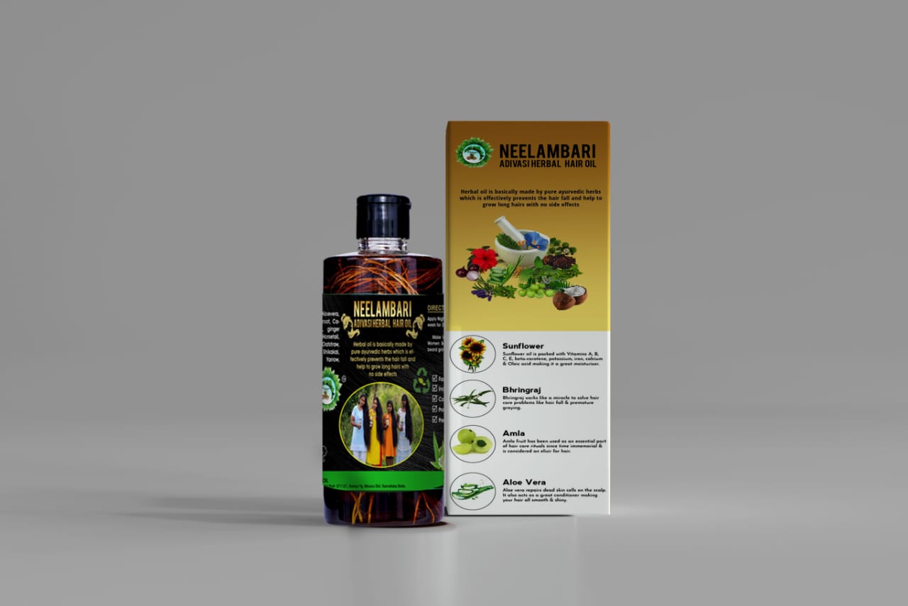 Neelambari Adivasi Ayurvedic Herbal Hair Oil